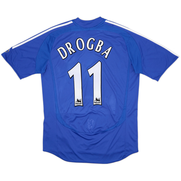 2006-08 Chelsea Home Shirt Drogba #11 - 6/10 - (L)