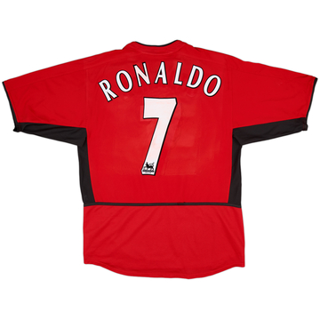 2002-04 Manchester United Home Shirt Ronaldo #7 - 5/10 - (M)