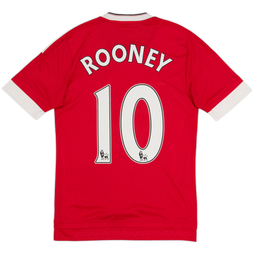 2015-16 Manchester United Home Shirt Rooney #10 - 6/10 - (XS)