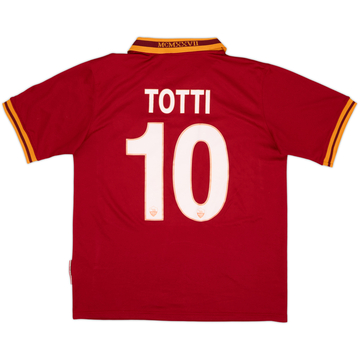 2013-14 Roma Home Shirt Totti #10 - 5/10 - (M)