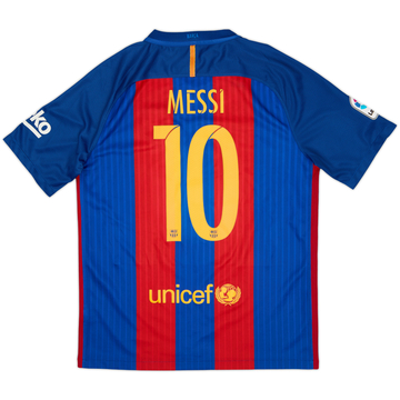 2016-17 Barcelona Home Shirt Messi #10 - 7/10 - (M)