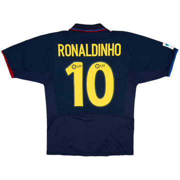 2003-04 Barcelona Third Shirt Ronaldinho #10 - 8/10 - (M)