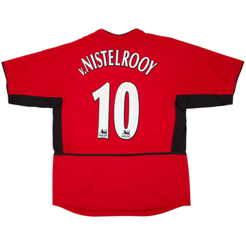 2002-04 Manchester United Home Shirt V.Nistelrooy #10 - 5/10 - (L)