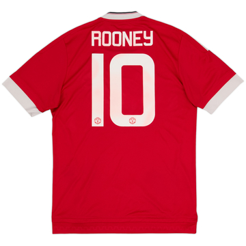 2015-16 Manchester United Home Shirt Rooney #10 - 5/10 - (L)