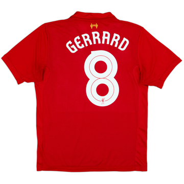 2012-13 Liverpool Home Shirt Gerrard #8 - 6/10 - (M)