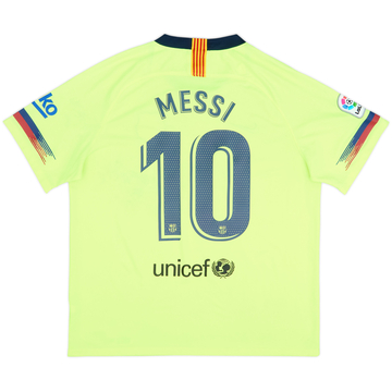 2018-19 Barcelona Away Shirt Messi #10 - 8/10 - (XL)