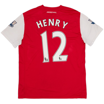 2011-12 Arsenal Home Shirt Henry #12 - 6/10 - (L)