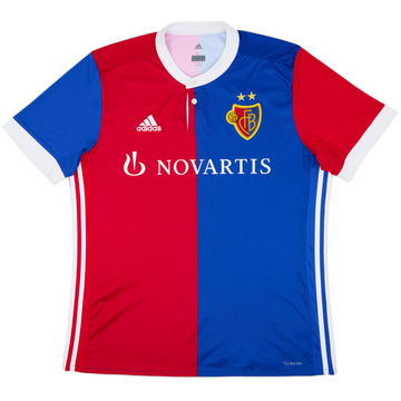 2017-18 FC Basel Home Shirt - 9/10 - (L)