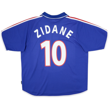 2000-02 France Home Shirt Zidane #10 - 8/10 - (XL)
