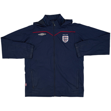 2007-09 England Umbro Hooded Track Jacket - 6/10 - (M)