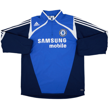 2007-08 Chelsea adidas 1/4 Zip Drill Top - 8/10 - (L)