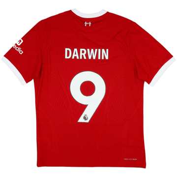 2023-24 Liverpool Authentic Home Shirt Darwin #9 - 7/10 - (L)