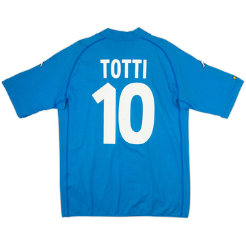 2002 Italy Home Shirt Totti #10 - 6/10 - (L)