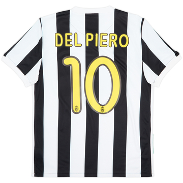 2009-10 Juventus Home Shirt Del Piero #10 - 8/10 - (M)