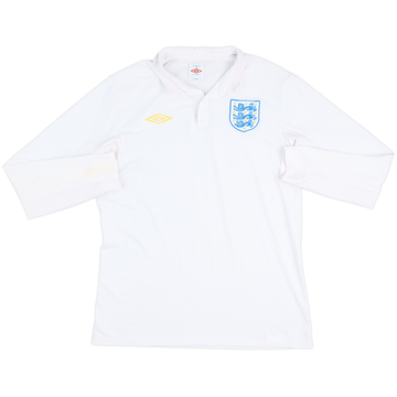 2009-10 England Home L/S Shirt - 5/10 - (M)