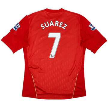 2010-12 Liverpool Home Shirt Suarez #7 - 6/10 - (L)