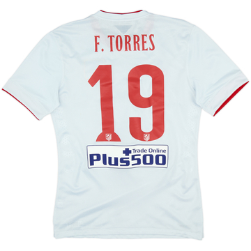 2014-15 Atletico Madrid Player Issue Away Shirt F.Torres #19 - 8/10 - (M)
