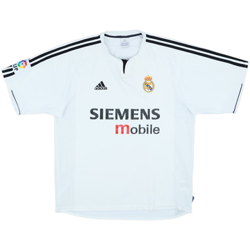 2003-04 Real Madrid Home Shirt - 5/10 - (L)