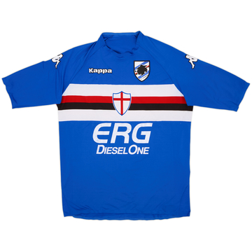 2006-07 Sampdoria Player Issue Home Shirt - 5/10 - (L)
