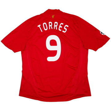 2008-10 Liverpool Home Shirt Torres #9 - 6/10 - (XXL)