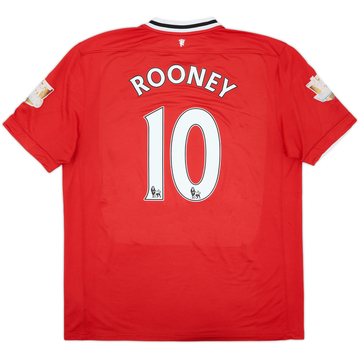 2011-12 Manchester United Home Shirt Rooney #10 - 5/10 - (XL)