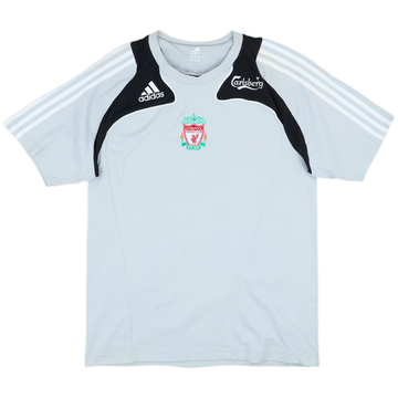2008-09 Liverpool adidas Cotton Tee - 5/10 - (M)
