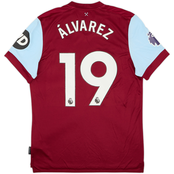 2023-24 West Ham United Home Shirt Alvarez #19 (L)