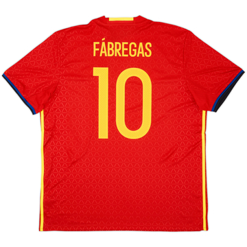 2016-17 Spain Home Shirt Fabregas #10 (XL)