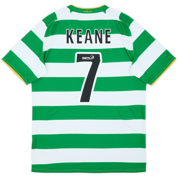 Camiseta de local del Celtic 2008-10 Keane #7 - 5/10 - (S)