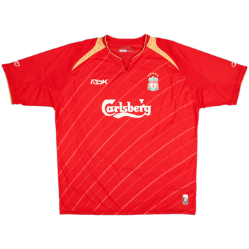 2005-06 Liverpool CL Home Shirt - 8/10 - (XL)