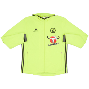 2016-17 Chelsea adidas Hooded Track Jacket - 8/10 - (L)
