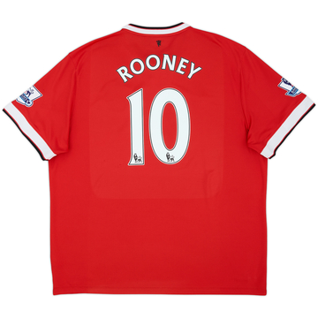 2014-15 Manchester United Camiseta Local Rooney #10 - 6/10 - (XXL)