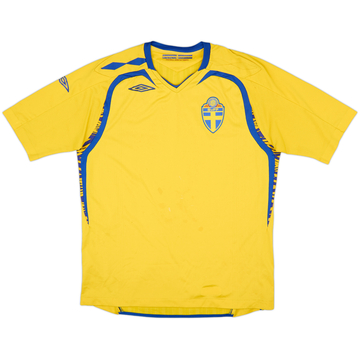 2007-09 Sweden Home Shirt - 5/10 - (M)