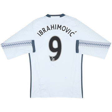2016-17 Manchester United Third L/S Shirt Ibrahimovic #9 - 5/10 - (M)