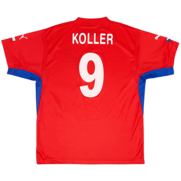 2002-04 Czech Republic Basic Home Shirt Koller #9 - 9/10 - (XXL)