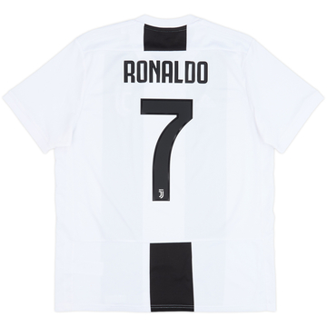 2018-19 Juventus Home Shirt Ronaldo #7 - 8/10 - (L)