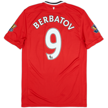 2011-12 Manchester United Home Shirt Berbatov #9 - 6/10 - (M)