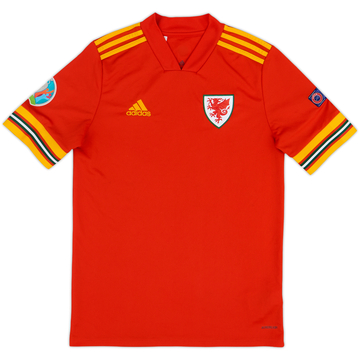 2020-21 Wales Home Shirt - 8/10 - (XL.Boys)