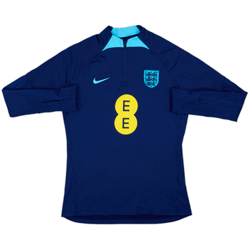 2022-23 England Nike 1/4 Zip Drill Top - 10/10 - (M)