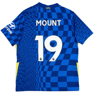 2021-22 Chelsea Home Shirt Mount #19 - 9/10 - (L)