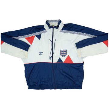 1990-92 England Umbro Track Jacket - 7/10 - (XL)