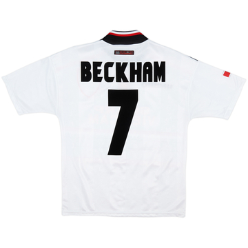 1997-99 Manchester United Away Shirt Beckham #7 - 9/10 - (Y)