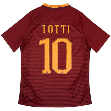 2016-17 Roma Camiseta Local Totti #10 - 6/10 - (S)