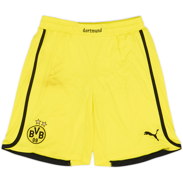 2013-14 Borussia Dortmund Home Shorts - 4/10 - (M)