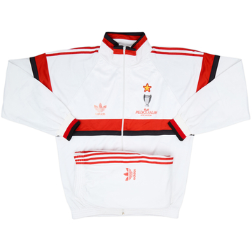 1990-92 AC Milan adidas Tracksuit - 6/10 - (XL)