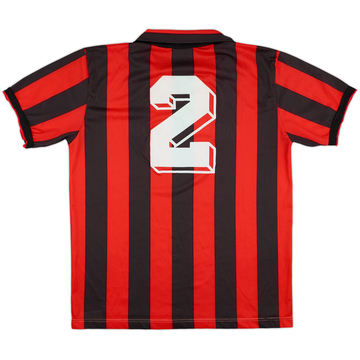 1990-91 AC Milan Home Shirt #2 - 8/10 - (L)