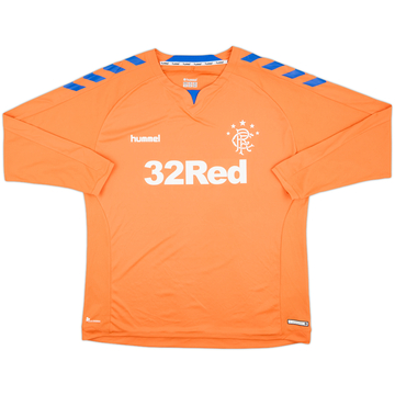 2018-19 Rangers Third L/S Shirt - 7/10 - (3XL)