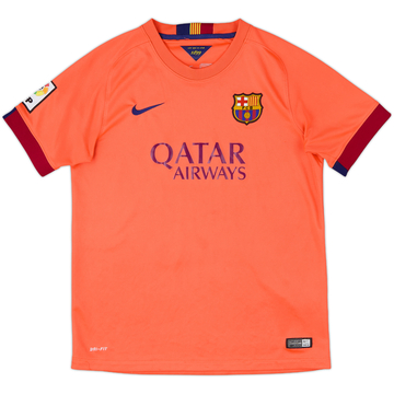 2014-15 Barcelona Away Shirt - 7/10 - (XL.Boys)