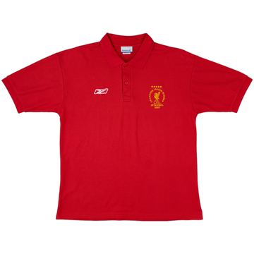 2005-06 Liverpool 'CL Winners' Reebok Polo Shirt - 8/10 - (M)