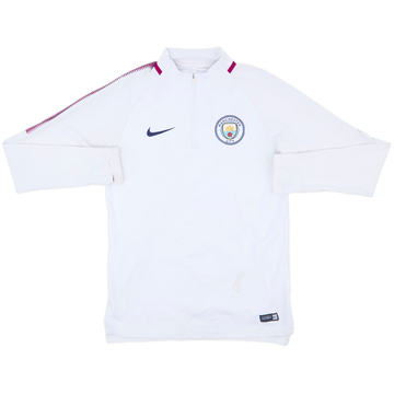 2018-19 Manchester City Nike 1/4 Zip Training Top - 5/10 - (S)